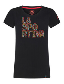 T-shirt damski La Sportiva T-shirt ze wzorem W Czarny