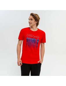 Umbro T-Shirt Chailey Męskie Ubrania Koszulki UL322TSM36003 Czerwony