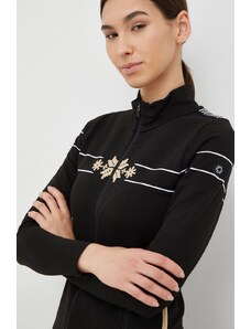 Newland bluza sportowa Bella damska kolor czarny z nadrukiem