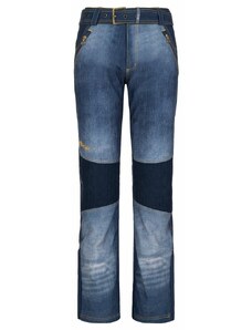 Damskie spodnie narciarskie softshell Kilpi JEANSO-W niebieskie