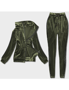 LUNA & MIELE Komplet bluza + legginsy zielony (YP-9968)