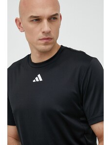adidas Performance t-shirt treningowy HIIT Base kolor czarny gładki