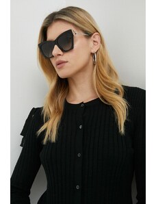 Alexander McQueen okulary przeciwsłoneczne damskie kolor srebrny