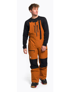 Spodnie snowboardowe męskie The North Face Ceptor Bib leather brown/black