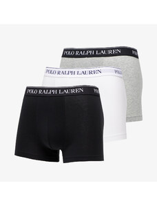 Bokserki Ralph Lauren Stretch Cotton Classic Trunks Grey/ White/ Black