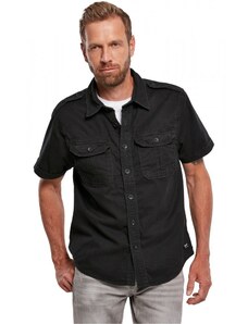 BRANDIT Vintage Shirt shortsleeve - black