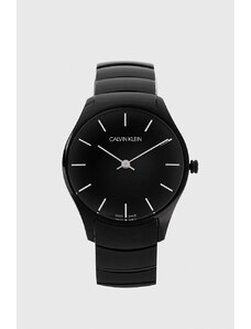 Calvin Klein zegarek damski kolor czarny