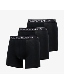 Bokserki Ralph Lauren Stretch Cotton Boxer Briefs 3-Pack Black