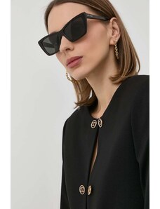 Saint Laurent okulary przeciwsłoneczne damskie kolor czarny SL 276 MICA