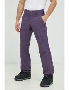 Burton spodnie Melter Plus kolor fioletowy