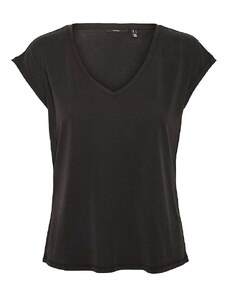 Vero Moda Koszulka "FILLI" w kolorze czarnym