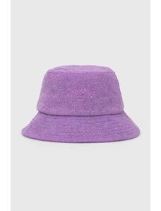 Billabong kapelusz bawełniany kolor fioletowy bawełniany