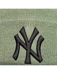 New Era Czapka Le Beanie Nyy Kha New York Yankees Jdeblk Męskie Akcesoria Czapki zimowe 60284958 Zielony
