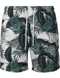 Męskie szorty kąpielowe Urban Classics Pattern Swim Shorts - palm leaves