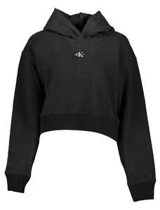 Calvin Klein Badge Wide Sleeves Crop Hoodie