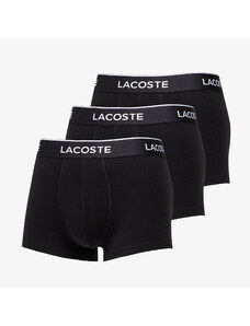 Bokserki LACOSTE 3-Pack Casual Cotton Stretch Boxers Black