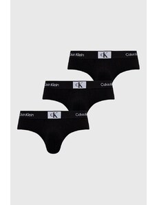 Calvin Klein Underwear slipy 3-pack męskie kolor czarny