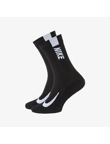 Nike Multiplier Running Ankle 2 Pack Socks Damskie Akcesoria Skarpetki SX7557-010 Czarny