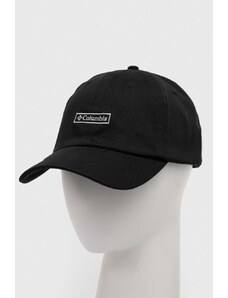 Columbia czapka z daszkiem kolor czarny z aplikacją 2032041-890