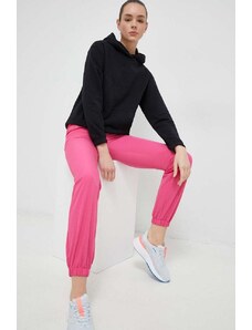 Fila spodnie treningowe Rochefaort kolor różowy gładkie