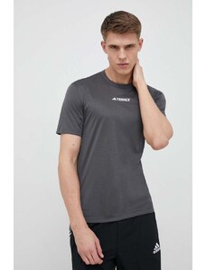adidas TERREX t-shirt sportowy Multi kolor szary gładki
