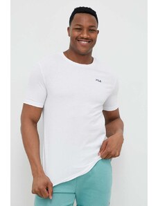 Fila t-shirt bawełniany 2-pack Brod kolor szary gładki FAM0083
