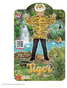 Carnival Party Góra kostiumowa "Tiger" w kolorze żółtym