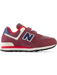 Buty dziecięce New Balance PV574NX1 – czerwone