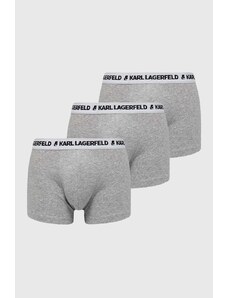 Karl Lagerfeld Bokserki (3-pack) 211M2102 męskie kolor szary