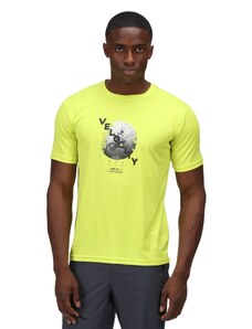 Męska koszulka funkcjonalna Regatta FINGAL VI w kolorze limonkowym