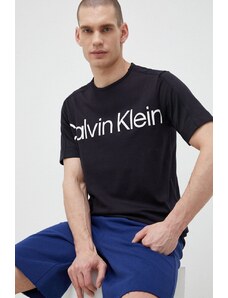 Calvin Klein Performance t-shirt treningowy Effect kolor czarny z nadrukiem