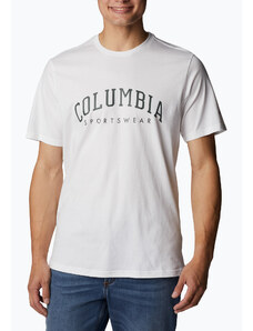 Koszulka trekkingowa męska Columbia Rockaway River Graphic white/csc varsity arch graphic