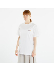 Koszulka męska Carhartt WIP American Script Short Sleeve T-Shirt UNISEX White