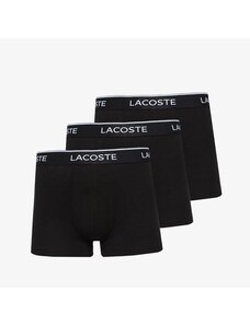Lacoste 3 Pack Boxer Shorts Męskie Akcesoria Bielizna 5H3389031 Czarny