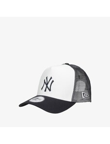 New Era Czapka Team Block Trucker Nyy New York Yankees Męskie Akcesoria Czapki z daszkiem 12380796 Biały