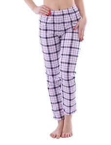 Regina Damskie spodnie piżamowe Magda różowo-szare