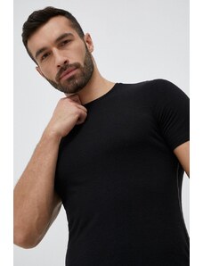 Icebreaker t-shirt funkcyjny Anatomica kolor czarny IB1030330011