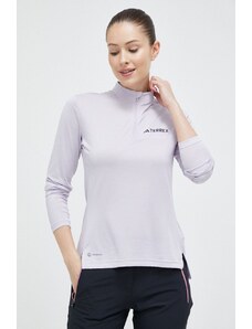 adidas TERREX bluza sportowa kolor fioletowy