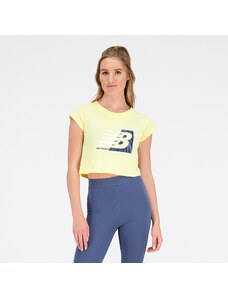 Koszulka damska New Balance WT31817MZ – żółta