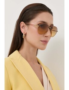 Swarovski okulary przeciwsłoneczne 56259294 MILLENIA damskie kolor brązowy