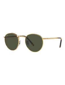 Ray-Ban okulary przeciwsłoneczne NEW ROUND kolor złoty 0RB3637