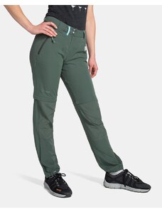 Damskie spodnie outdoorowe Kilpi HOSIO-W ciemnozielone