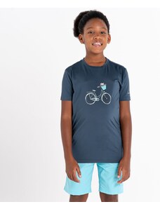 Dziecięca koszulka funkcjonalna Dare2b AMUSE niebiesko-szara