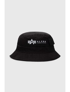 Alpha Industries kapelusz kolor czarny 116911.03-Black