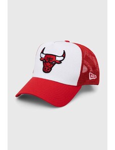 New Era czapka z daszkiem kolor biały z aplikacją CHICAGO BULLS 60348855.WHIFDRFDR-WHIFDRFDR