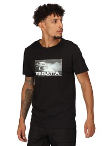 Męska bawełniana koszulka Regatta CLINE VII czarna