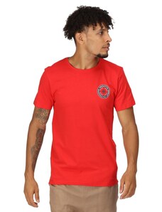 Męska bawełniana koszulka Regatta CLINE VII czerwona