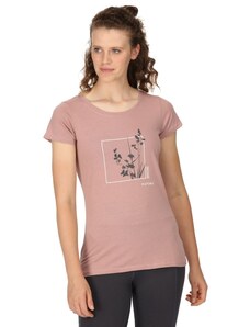 Bawełniana koszulka damska Regatta BREEZED III w kolorze jasnego różu