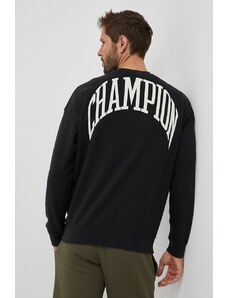Champion bluza męska kolor czarny z nadrukiem