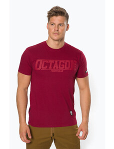 Koszulka męska Octagon Fight Wear burgund